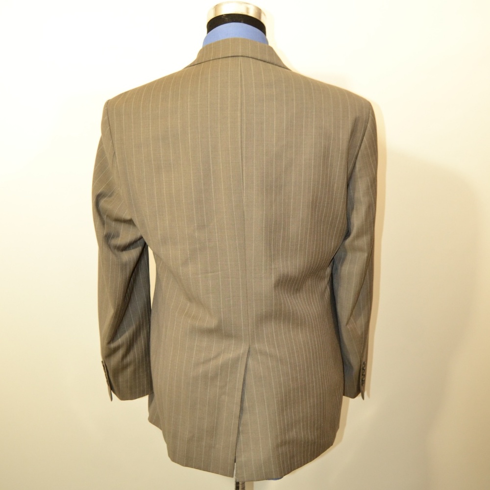Nautica 38S Sport Coat Blazer Suit Jacket Gray Pin - Picture 4 of 8